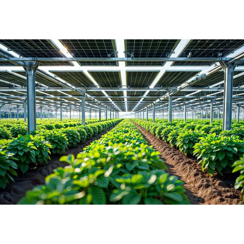 Agrivoltaični solarni rastlinjak