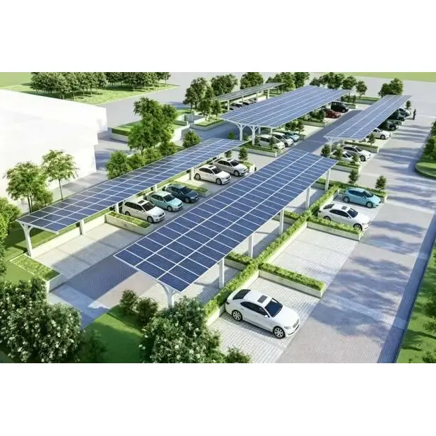 Solarni sistem za pritrditev nadstreška